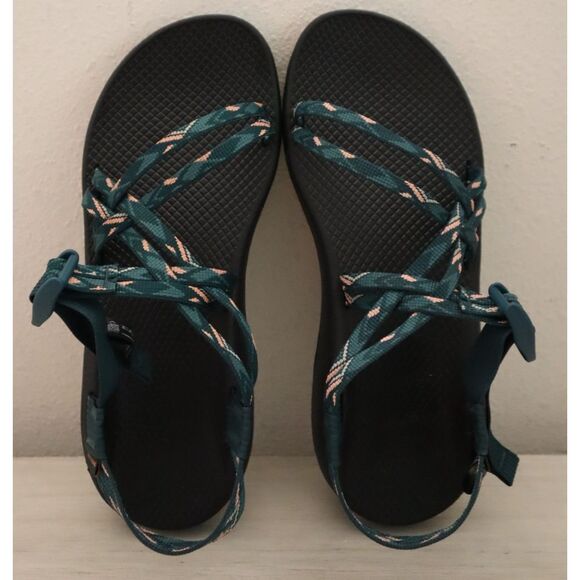 Chaco JCH107986 Women's Sz 11 Warren Pine Green Z/Cloud X Strappy Sandals - Picture 2 of 16